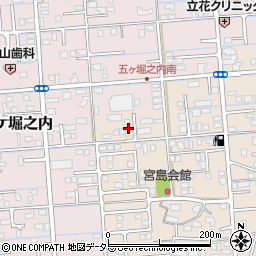 静岡県焼津市三ケ名680-1周辺の地図
