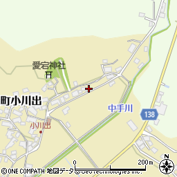 滋賀県甲賀市信楽町小川出282周辺の地図