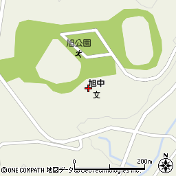 浜田市立旭中学校周辺の地図