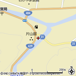 岡山県加賀郡吉備中央町下加茂16周辺の地図