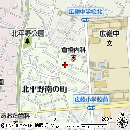 兵庫県姫路市北平野南の町周辺の地図