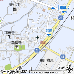 三重県亀山市和田町1606周辺の地図