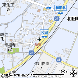 三重県亀山市和田町1600周辺の地図