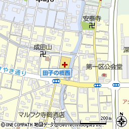 スーパーマーケット田子重小川店周辺の地図