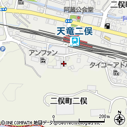 静岡県浜松市天竜区二俣町阿蔵2396周辺の地図
