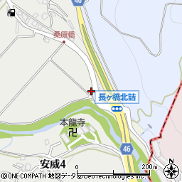 大阪府茨木市桑原1801周辺の地図