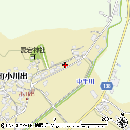 滋賀県甲賀市信楽町小川出159周辺の地図