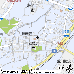 三重県亀山市和田町1630周辺の地図