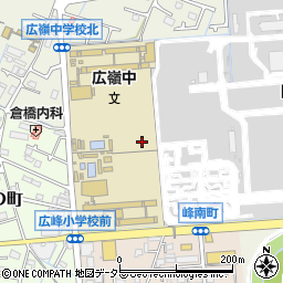 兵庫県姫路市峰南町周辺の地図