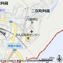 静岡県浜松市天竜区二俣町阿蔵348周辺の地図