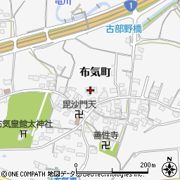 三重県亀山市布気町196周辺の地図