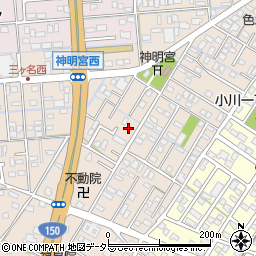 静岡県焼津市三ケ名944-5周辺の地図