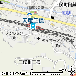 静岡県浜松市天竜区二俣町阿蔵212周辺の地図