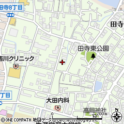 ラフィーネ田寺東Ｂ棟周辺の地図