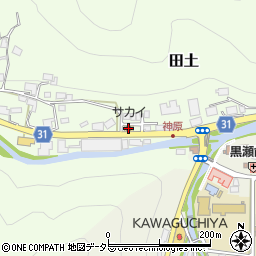 岡山県加賀郡吉備中央町田土3108周辺の地図