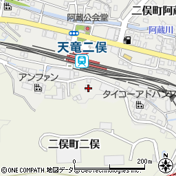 静岡県浜松市天竜区二俣町阿蔵210周辺の地図