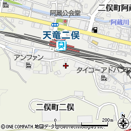 静岡県浜松市天竜区二俣町阿蔵210周辺の地図