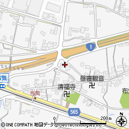 三重県亀山市布気町1375周辺の地図