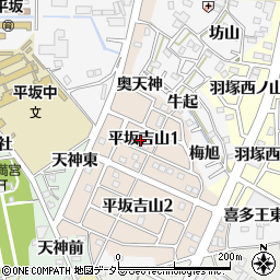 〒444-0328 愛知県西尾市平坂吉山の地図