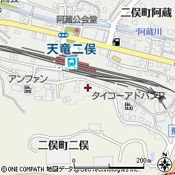 静岡県浜松市天竜区二俣町阿蔵213周辺の地図