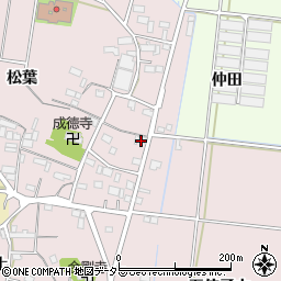愛知県豊川市西原町重藤周辺の地図