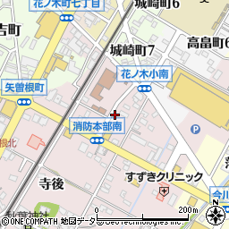 愛知県西尾市矢曽根町赤地周辺の地図