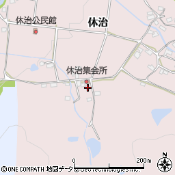 兵庫県赤穂郡上郡町休治288周辺の地図