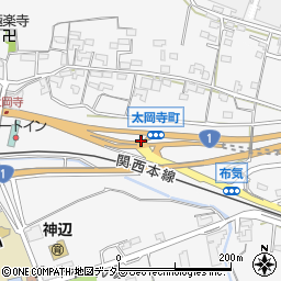 太岡寺町周辺の地図