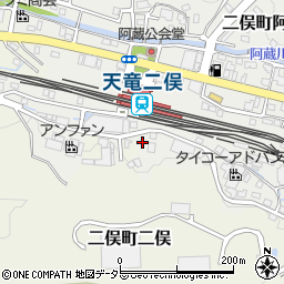 静岡県浜松市天竜区二俣町阿蔵202周辺の地図