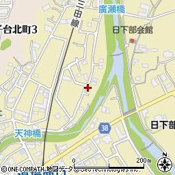 香道公園周辺の地図