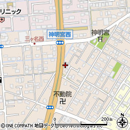静岡県焼津市三ケ名964周辺の地図