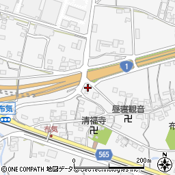 三重県亀山市布気町1372-1周辺の地図