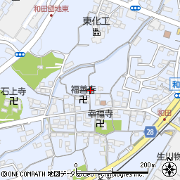 三重県亀山市和田町1635周辺の地図