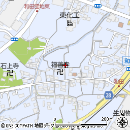 三重県亀山市和田町1635周辺の地図