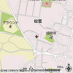 愛知県豊川市西原町松葉6周辺の地図