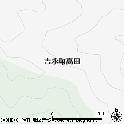 岡山県備前市吉永町高田周辺の地図