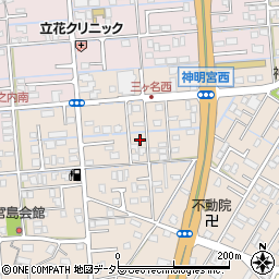 静岡県焼津市三ケ名763-3周辺の地図