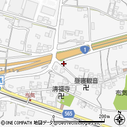 三重県亀山市布気町1369周辺の地図