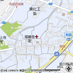 三重県亀山市和田町1627-1周辺の地図