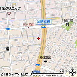 静岡県焼津市三ケ名849周辺の地図