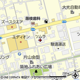 静岡県藤枝市築地566周辺の地図