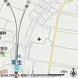 兵庫県小野市粟生町周辺の地図