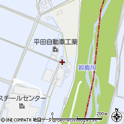 三重県亀山市和田町1743周辺の地図
