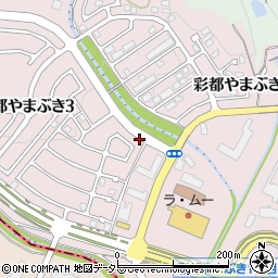 大阪府茨木市彩都やまぶき周辺の地図