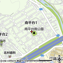 大阪府高槻市南平台1丁目周辺の地図