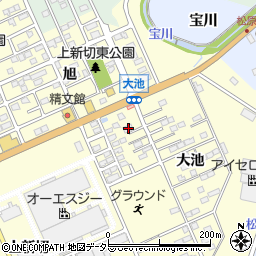 愛知県豊川市一宮町上新切380周辺の地図