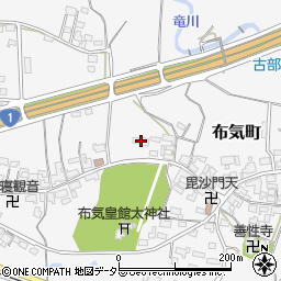 三重県亀山市布気町159周辺の地図