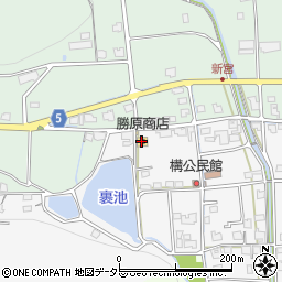 勝原商店周辺の地図