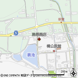 勝原商店周辺の地図
