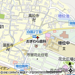岡村ゼミナール増位校周辺の地図